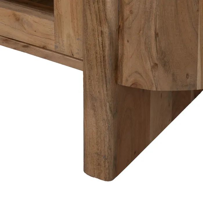 Bufet lemn acacia sticla|Bufete moderne pentru living [10]
