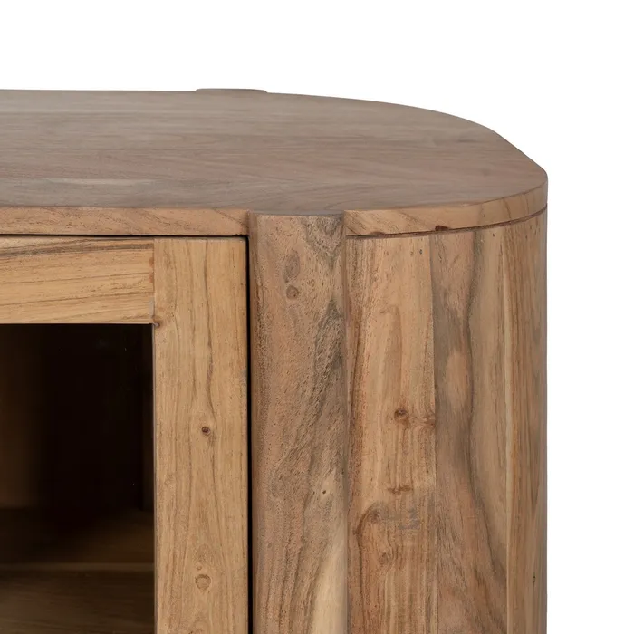 Bufet lemn acacia sticla|Bufete moderne pentru living [8]