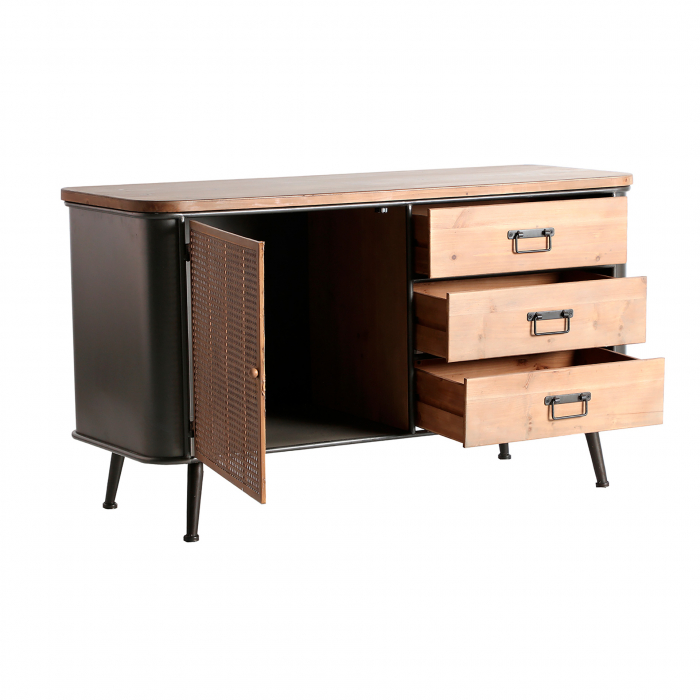 Bufet industrial Tirkane gri|Buffete moderne premium [3]