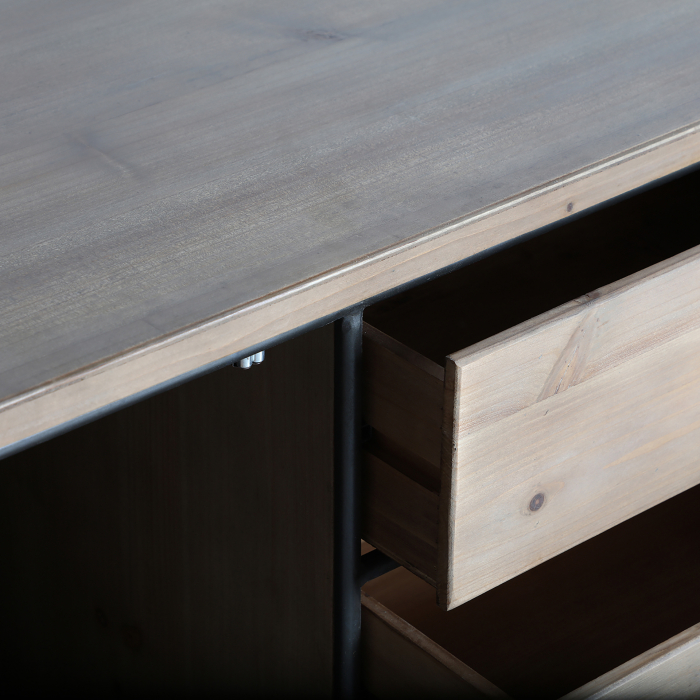 Bufet industrial Tirkane gri|Buffete moderne premium [5]