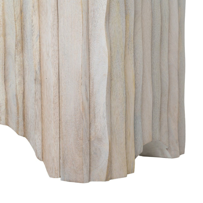 Bufet din lemn de mango cu front texturat manual si blat din marmura [10]