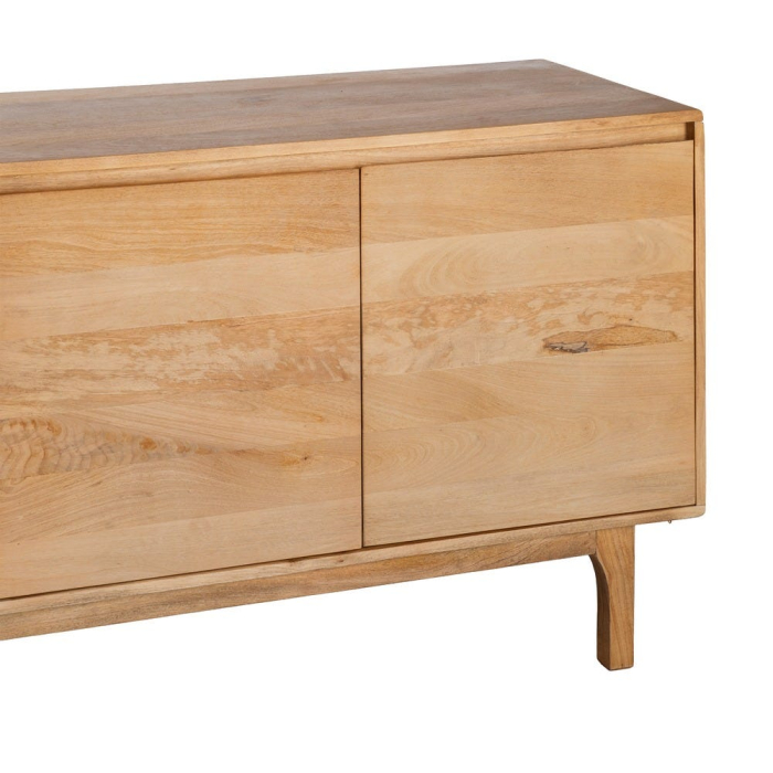 Bufet din lemn de mango cu fronturi plane natur [5]