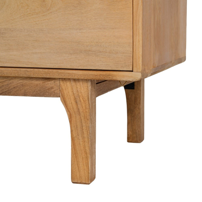 Bufet din lemn de mango cu fronturi plane natur [10]