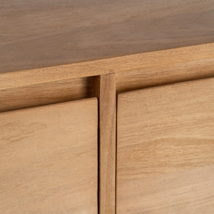 Bufet din lemn de mango cu fronturi plane natur [8]