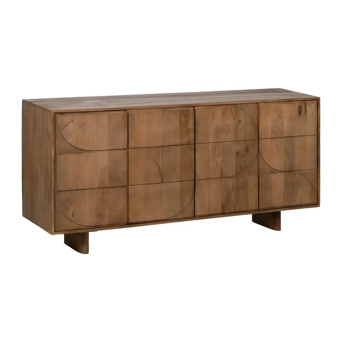 Bufet lemn mango miere|Mobilier depozitare natural [3]