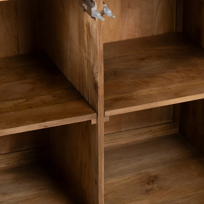 Bufet lemn mango miere|Mobilier depozitare natural [8]