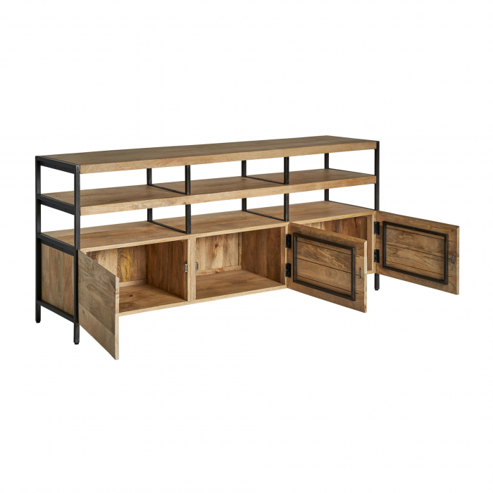 Comoda coloniala mango negru natural|Comode robuste [3]