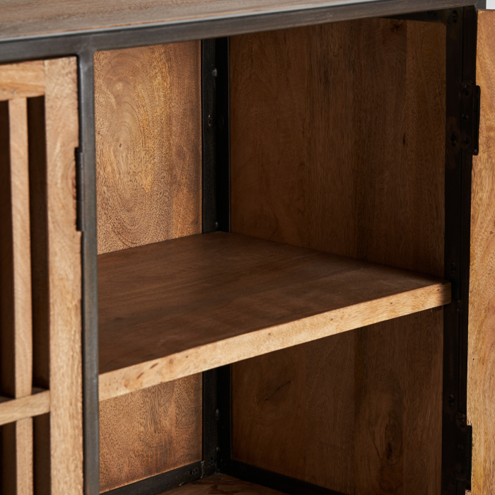 Comoda industriala mango negru natural|Comode robuste [6]