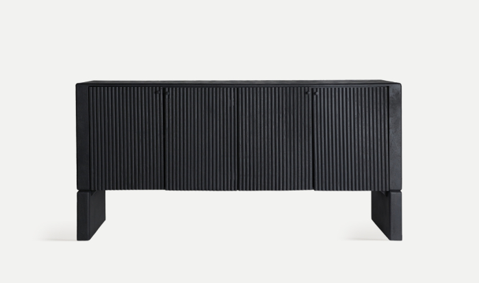 Bufet lemn mango negru WEIDA – titlu imagine principală [1]