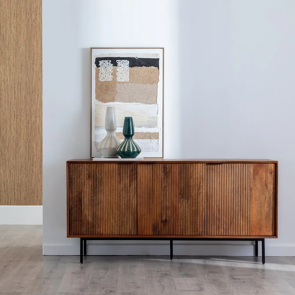 Bufet retro minimalist din lemn mango | Mobila living eleganta [2]