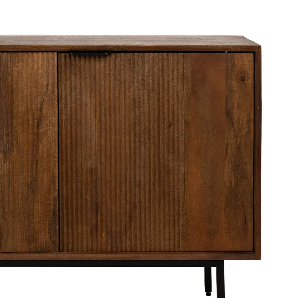 Bufet retro minimalist din lemn mango | Mobila living eleganta [6]