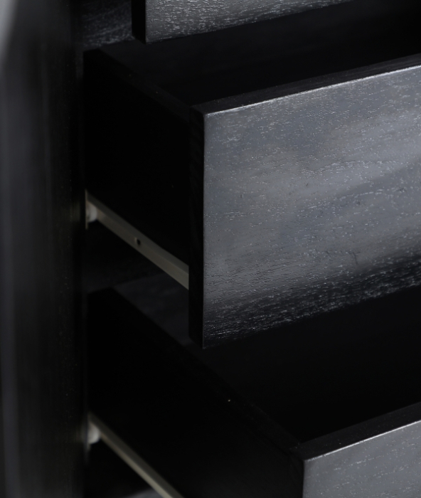 Bufet lemn mindi negru DEMMIN – titlu imagine principală [3]