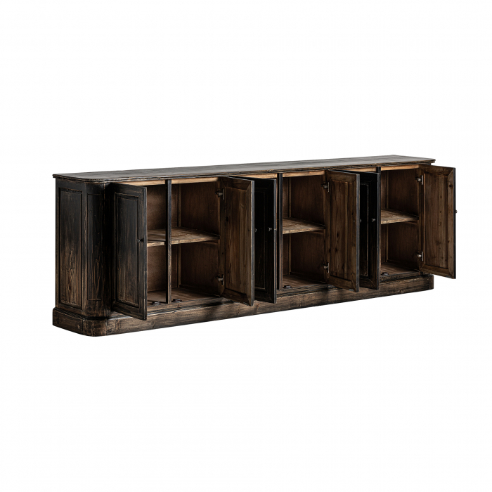 Comoda coloniala lemn reciclat maro|Mobilier sustenabil [3]