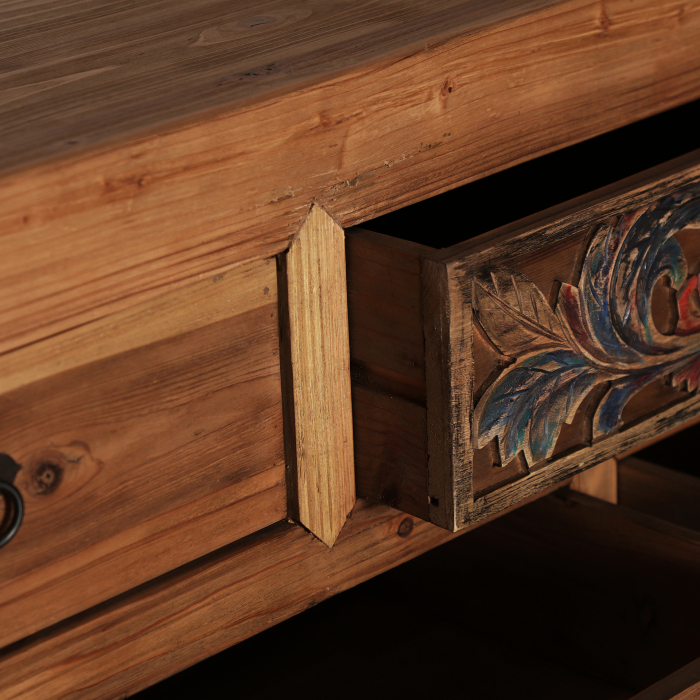 Comoda lemn reciclat design oriental|Comode sustenabile elegante [6]