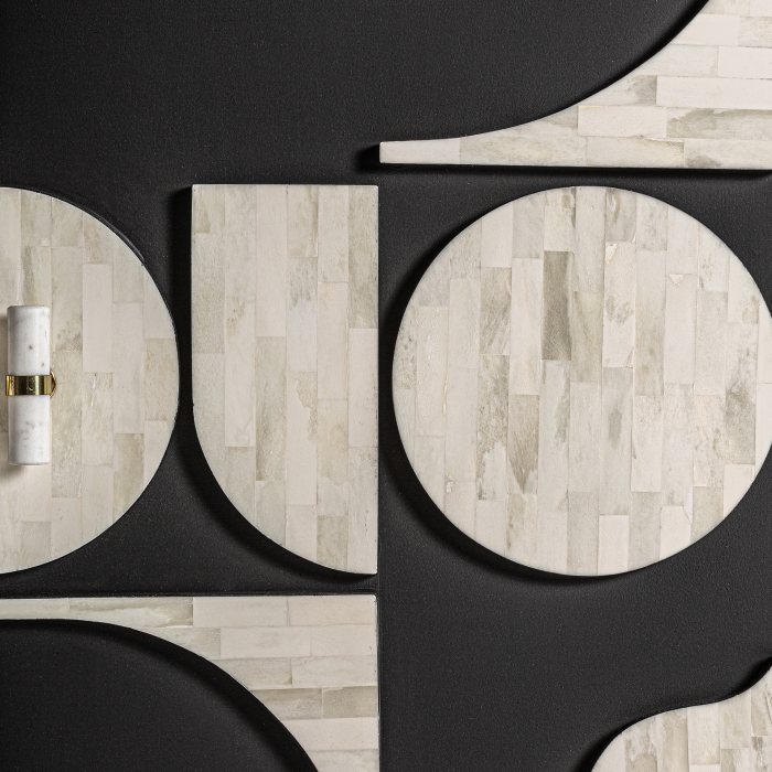 Comoda contemporana MDF negru alb|Comode moderne [5]