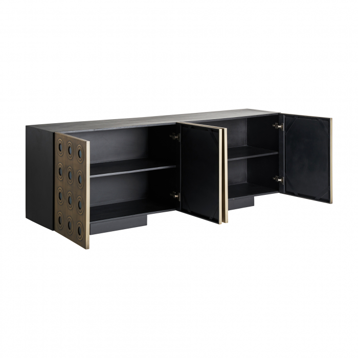 Comoda Art Deco fier negru auriu|Comode elegante [3]