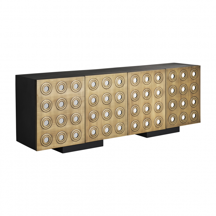 Comoda Art Deco fier negru auriu|Comode elegante [2]