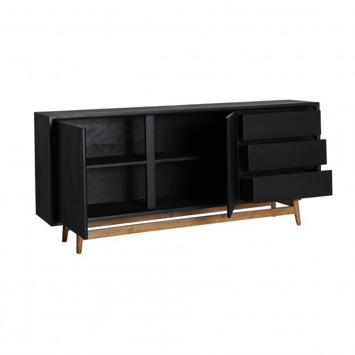 Bufet negru din lemn Thiers|Bufete moderne premium [3]