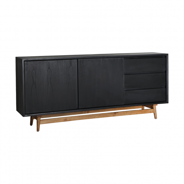Bufet negru din lemn Thiers|Bufete moderne premium [2]