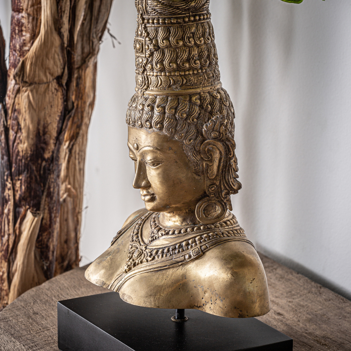 Bust Buddha bronz stil oriental|Sculpturi decorative spirituale [4]