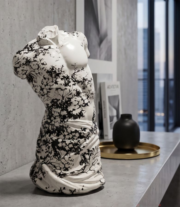 Bust decorativ stil oriental cu textură materică [8]