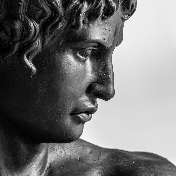 Bust provensal negru|Bust decorativ expresiv|Statuete moderne [2]