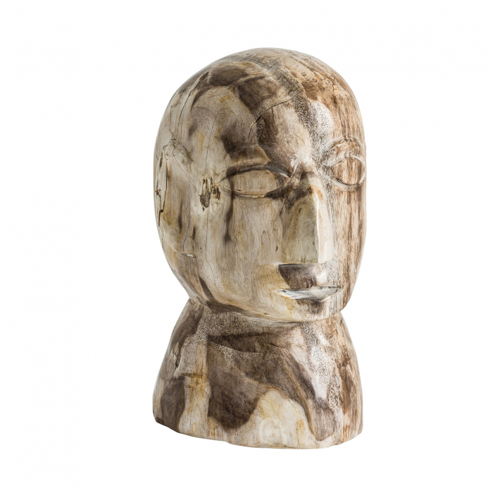 Bust etnic lemn petrificat maro|Busturi decorative [1]