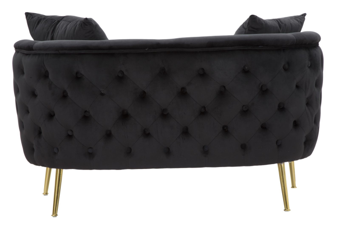Canapea neagra 2 Locuri Bucuresti | creativdeco.ro [6]