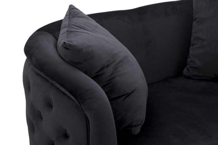 Canapea neagra 2 Locuri Bucuresti | creativdeco.ro [11]