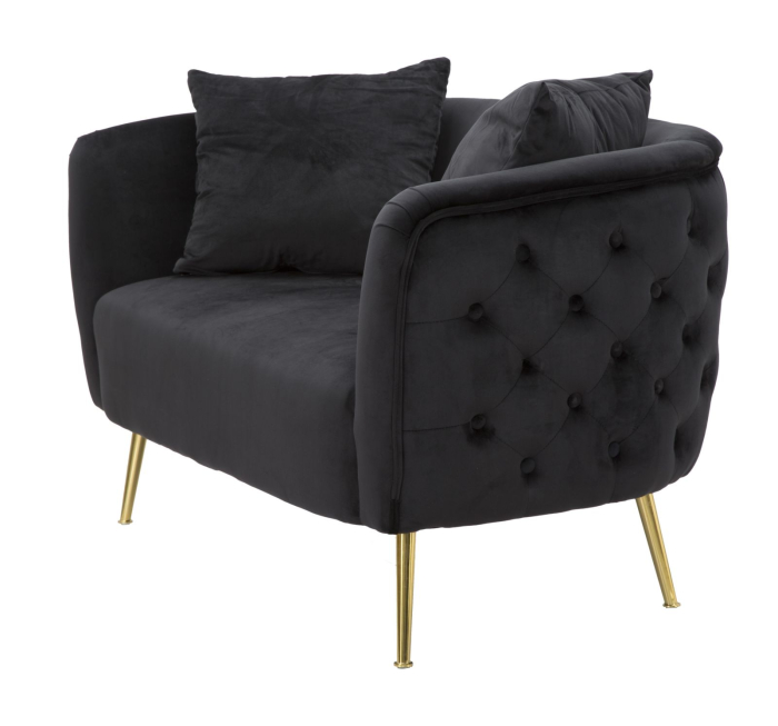 Canapea neagra 2 Locuri Bucuresti | creativdeco.ro [5]