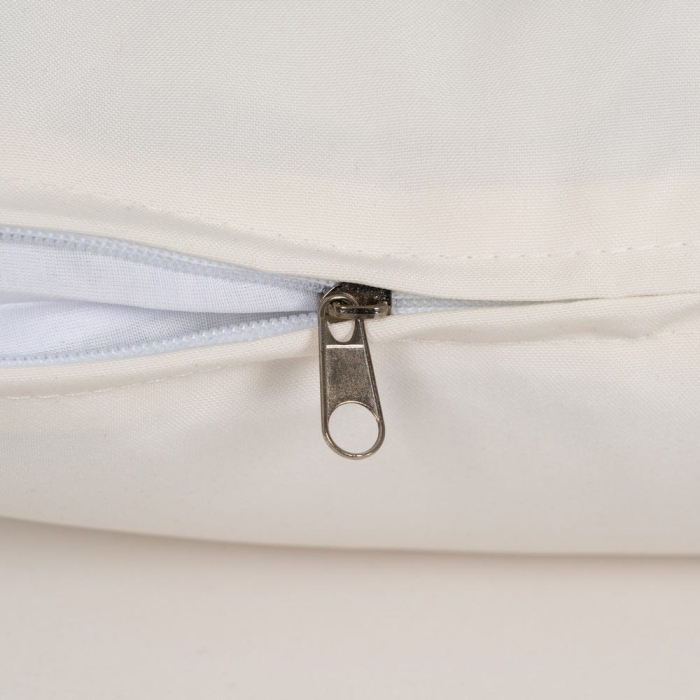 Canapeaua 2 locuri din bambus maro deschis cu perne crem [13]