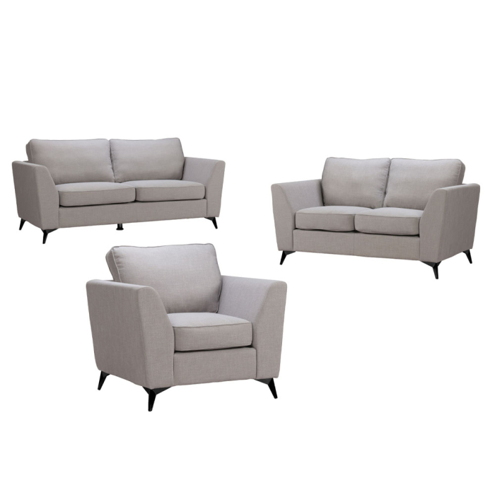 Canapea cu 2 locuri gri Boel [5]