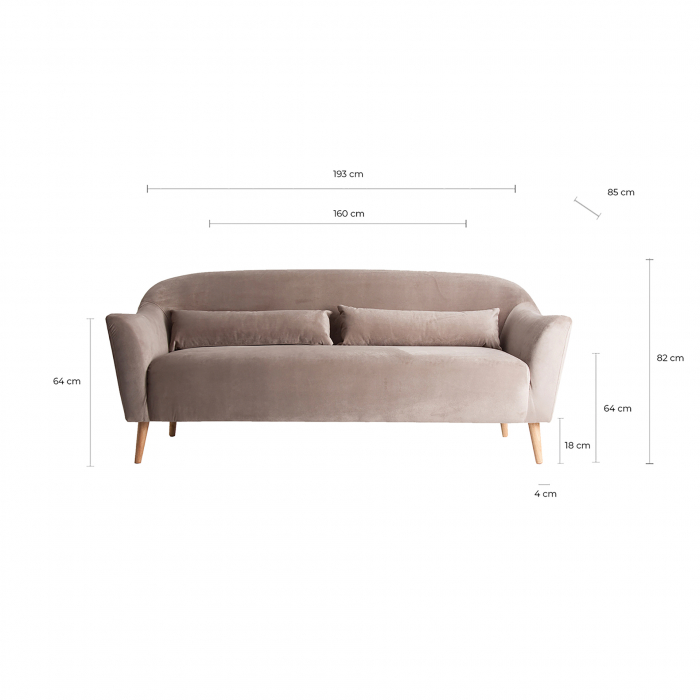 Canapea coloniale Corse 3 locuri|Canapele moderne premium [5]