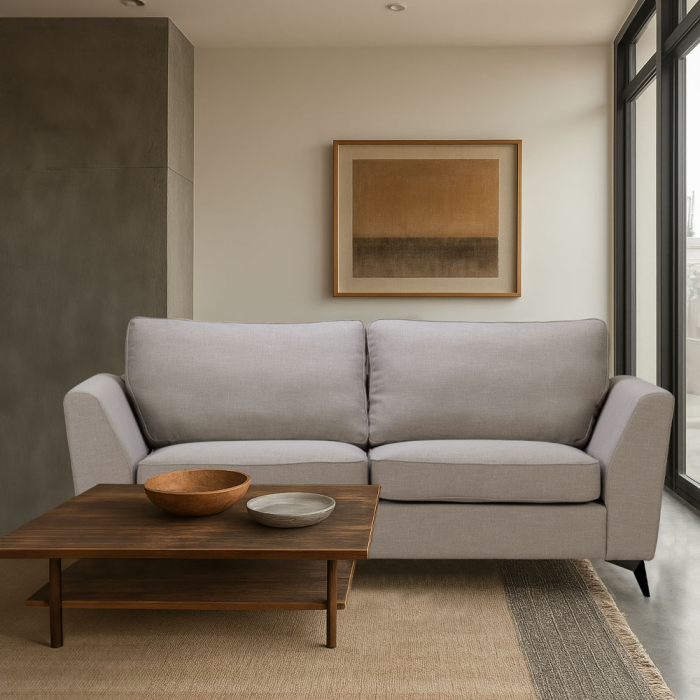 Canapea cu 3 locuri gri Boel | CreativDeco [2]