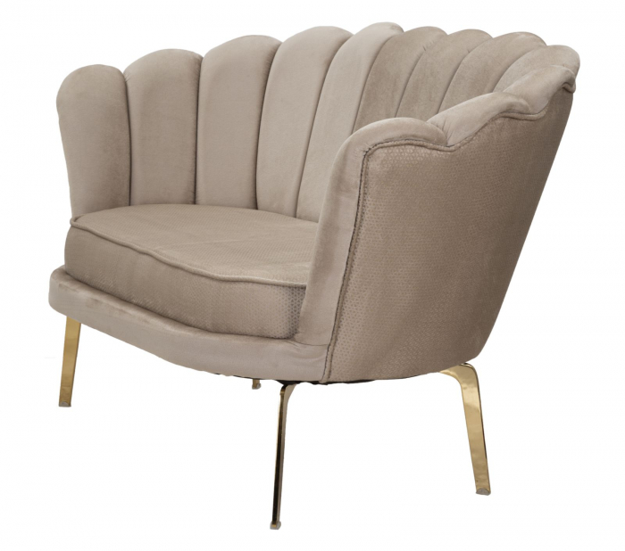 Canapea 2 locuri eleganta catifea Bej Viena Plus - creativdeco.ro [4]