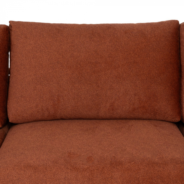 Coltar caramiziu cu sezlong pentru decor cald|Canapele mari pentru livinguri moderne [7]