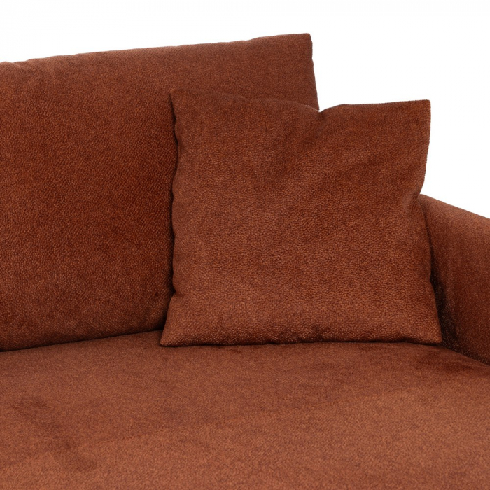 Coltar caramiziu cu sezlong pentru decor cald|Canapele mari pentru livinguri moderne [8]