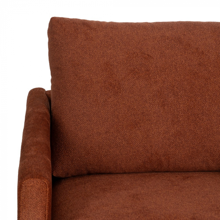 Coltar caramiziu cu sezlong pentru decor cald|Canapele mari pentru livinguri moderne [6]