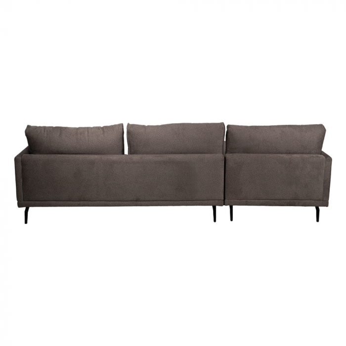 Coltar taupe cu sezlong stanga si design rafinat|Canapele coltar moderne pentru interioare naturale [4]