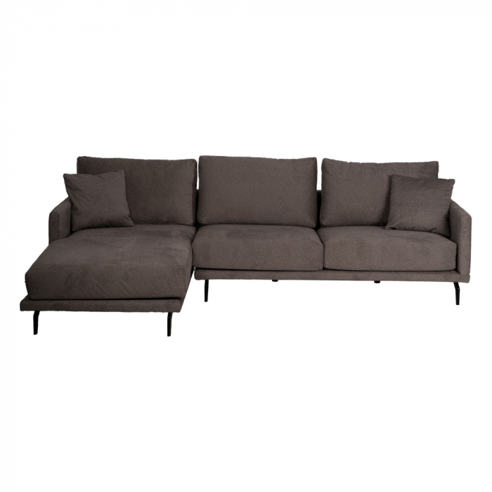 Coltar taupe cu sezlong stanga si design rafinat|Canapele coltar moderne pentru interioare naturale [3]