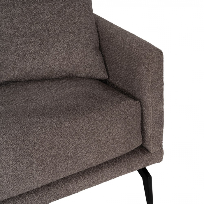Coltar taupe cu sezlong stanga si design rafinat|Canapele coltar moderne pentru interioare naturale [8]