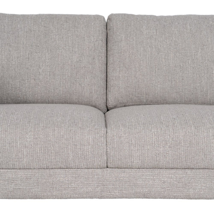 Canapea colțar gri din stofă și lemn [7]