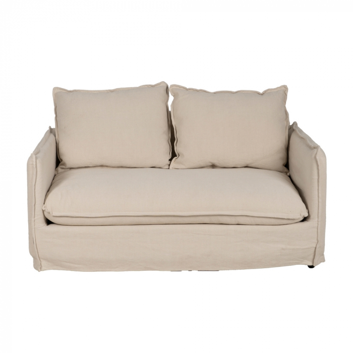 Canapea crem 2 locuri eleganta [3]