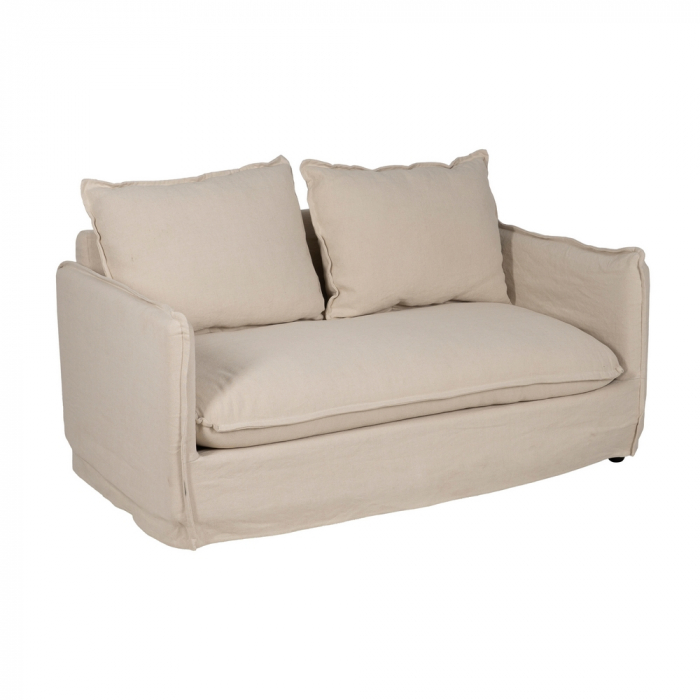 Canapea crem 2 locuri eleganta [2]