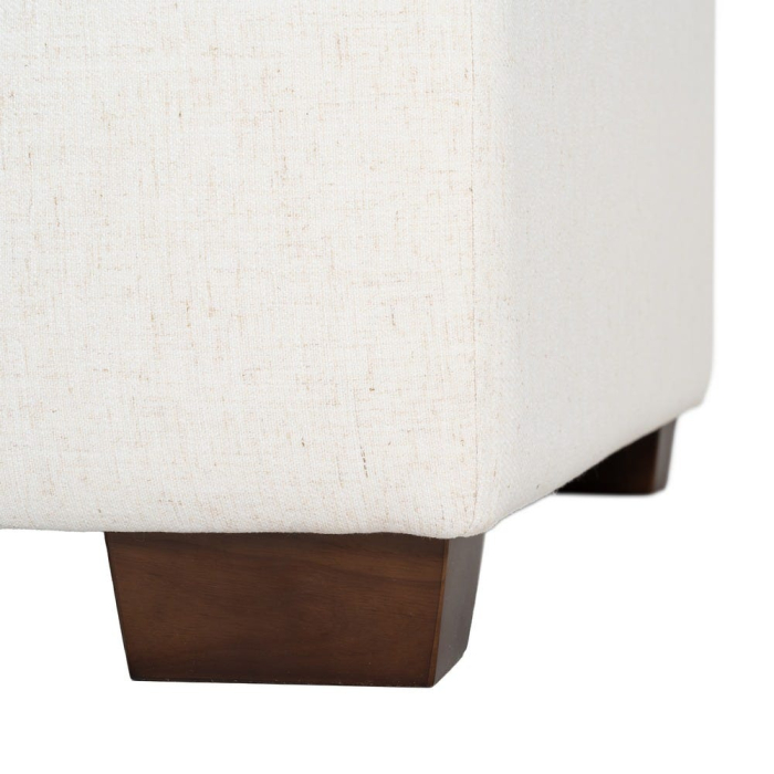 Canapea crem cu 2 locuri tapitată din stofă [11]