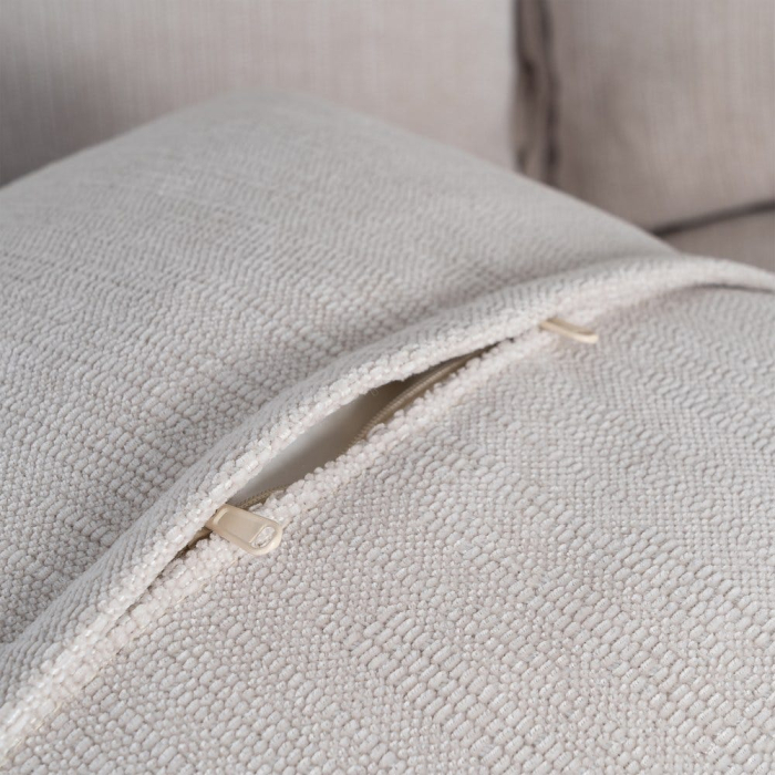 Canapea crem cu 2 locuri tapitată din stofă [9]