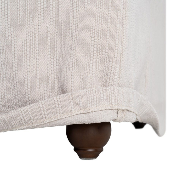 Canapea crem cu 2 locuri tapitată din stofă [11]