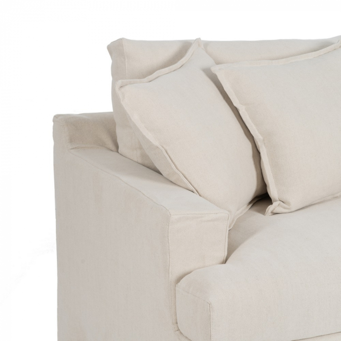 Canapea crem 3 locuri|Canapele premium pentru interioare sofisticate [6]