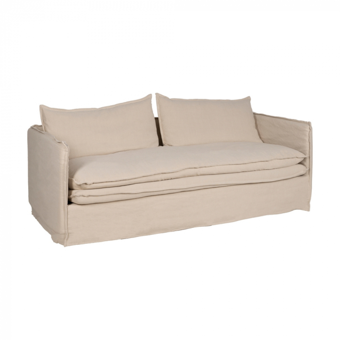 Canapea crem 3 locuri eleganta [2]