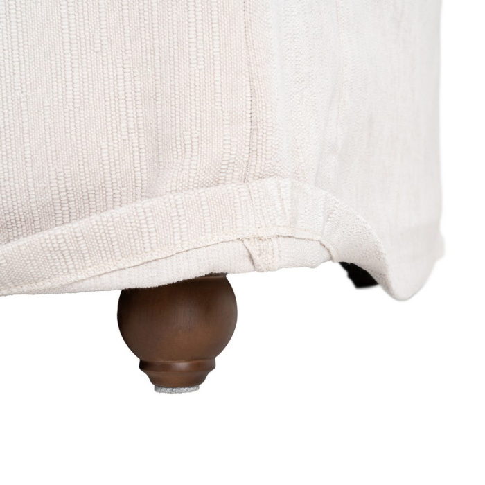 Canapea crem cu 3 locuri tapitată din stofă [10]